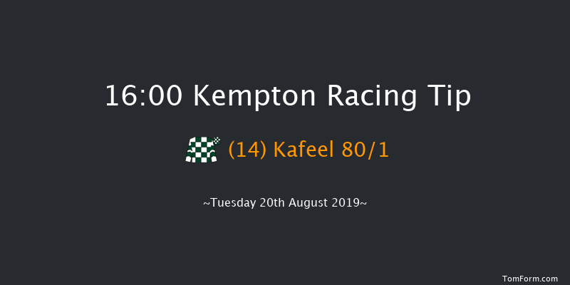 Kempton 16:00 Handicap (Class 5) 8f Wed 14th Aug 2019