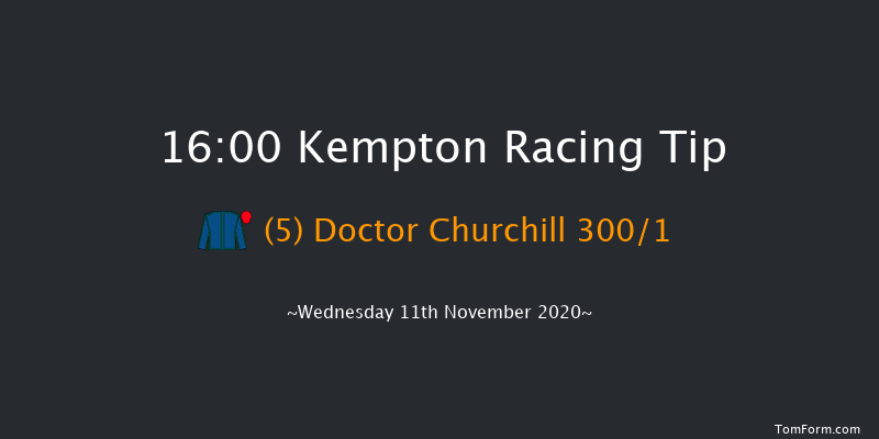 Unibet Extra Place Offers Every Day Novice Stakes (Div 1) Kempton 16:00 Stakes (Class 5) 7f Mon 9th Nov 2020