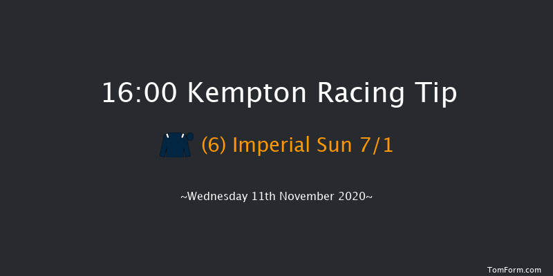Unibet Extra Place Offers Every Day Novice Stakes (Div 1) Kempton 16:00 Stakes (Class 5) 7f Mon 9th Nov 2020