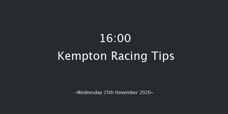 Unibet/ British Stallion Studs EBF Novice Auction Stakes Kempton 16:00 Stakes (Class 5) 6f Mon 23rd Nov 2020