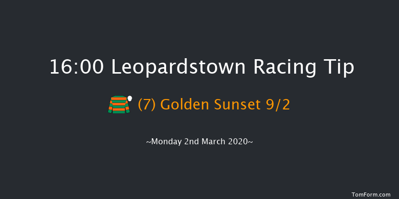 Adare Manor Opportunity Handicap Chase Leopardstown 16:00 Handicap Chase 21f Sun 1st Mar 2020