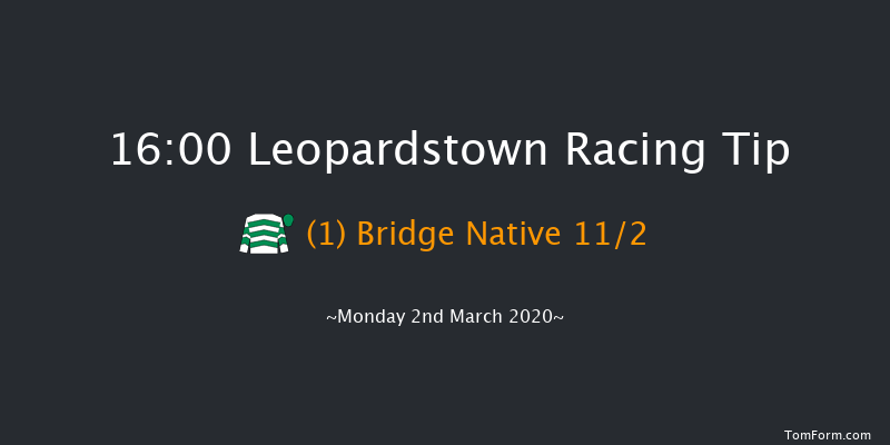 Adare Manor Opportunity Handicap Chase Leopardstown 16:00 Handicap Chase 21f Sun 1st Mar 2020