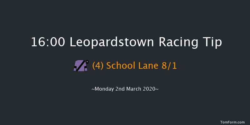 Adare Manor Opportunity Handicap Chase Leopardstown 16:00 Handicap Chase 21f Sun 1st Mar 2020