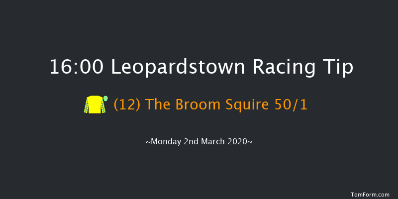 Adare Manor Opportunity Handicap Chase Leopardstown 16:00 Handicap Chase 21f Sun 1st Mar 2020