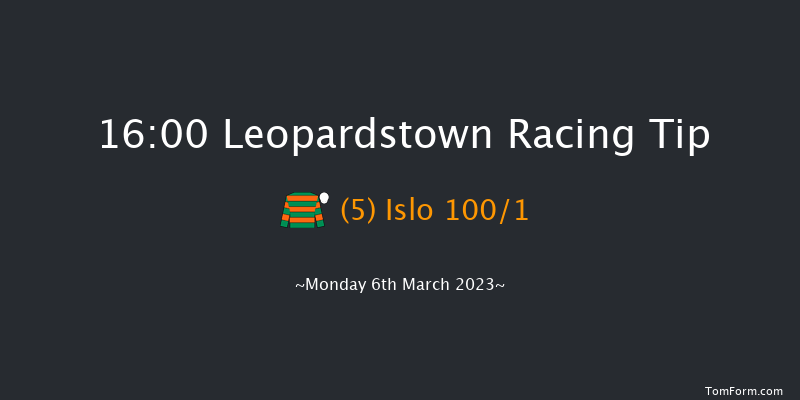 Leopardstown 16:00 Maiden Chase 17f Sun 5th Mar 2023