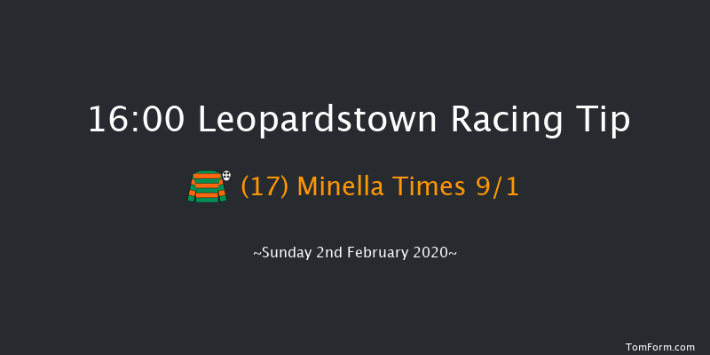 Leopardstown 16:00 Handicap Chase 21f Sat 1st Feb 2020