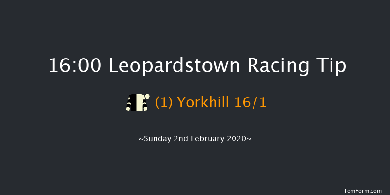 Leopardstown 16:00 Handicap Chase 21f Sat 1st Feb 2020