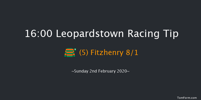 Leopardstown 16:00 Handicap Chase 21f Sat 1st Feb 2020
