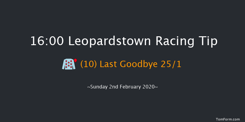 Leopardstown 16:00 Handicap Chase 21f Sat 1st Feb 2020