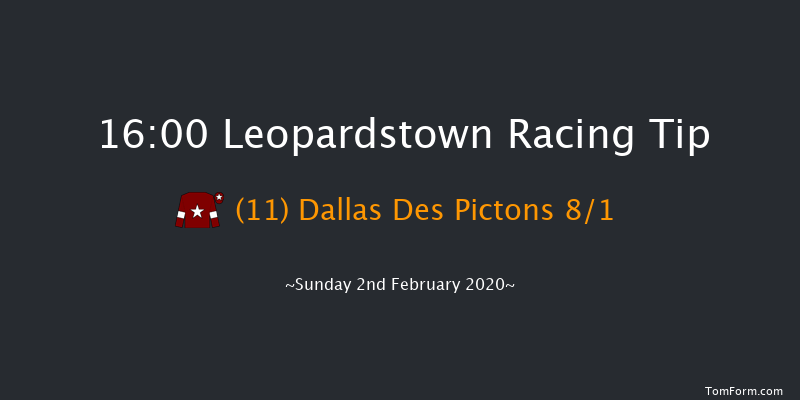 Leopardstown 16:00 Handicap Chase 21f Sat 1st Feb 2020