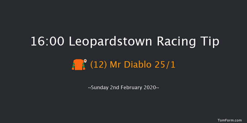 Leopardstown 16:00 Handicap Chase 21f Sat 1st Feb 2020