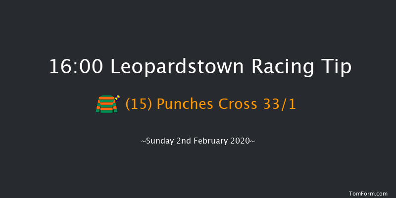 Leopardstown 16:00 Handicap Chase 21f Sat 1st Feb 2020