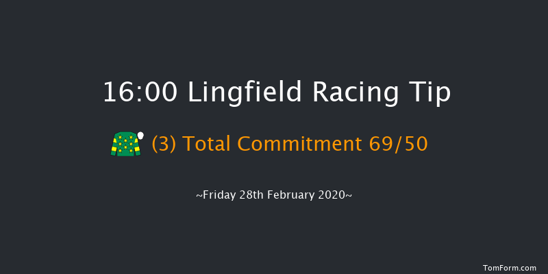 Play 4 To Score At Betway Handicap Lingfield 16:00 Handicap (Class 3) 6f Tue 25th Feb 2020