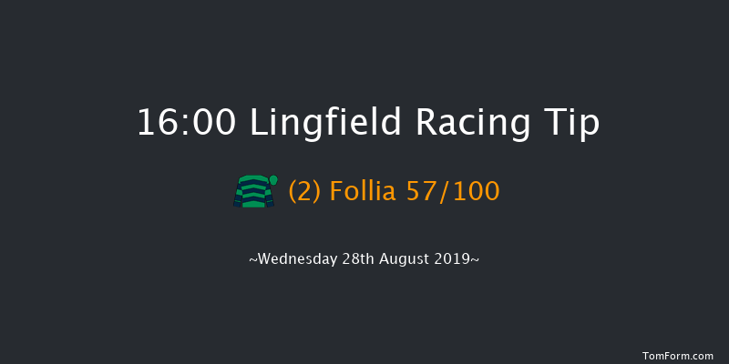 Lingfield 16:00 Stakes (Class 5) 7f Mon 19th Aug 2019