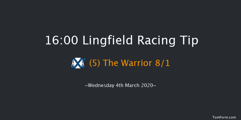 Bombardier 'March To Your Own Drum' Handicap Lingfield 16:00 Handicap (Class 6) 8f Sat 29th Feb 2020