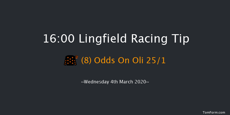 Bombardier 'March To Your Own Drum' Handicap Lingfield 16:00 Handicap (Class 6) 8f Sat 29th Feb 2020