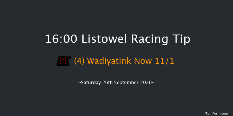 Racing Behind Closed Doors Handicap Hurdle (80-102) (Div 2) Listowel 16:00 Handicap Hurdle 20f Fri 25th Sep 2020
