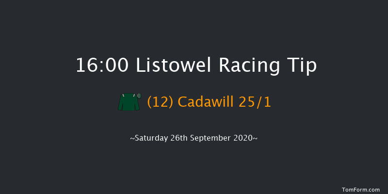 Racing Behind Closed Doors Handicap Hurdle (80-102) (Div 2) Listowel 16:00 Handicap Hurdle 20f Fri 25th Sep 2020