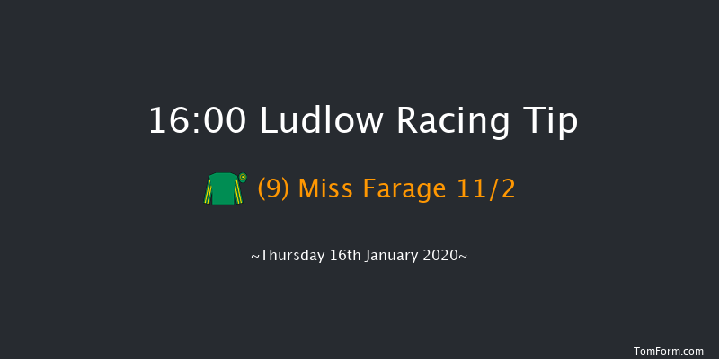 Ludlow 16:00 NH Flat Race (Class 4) 14f Wed 8th Jan 2020