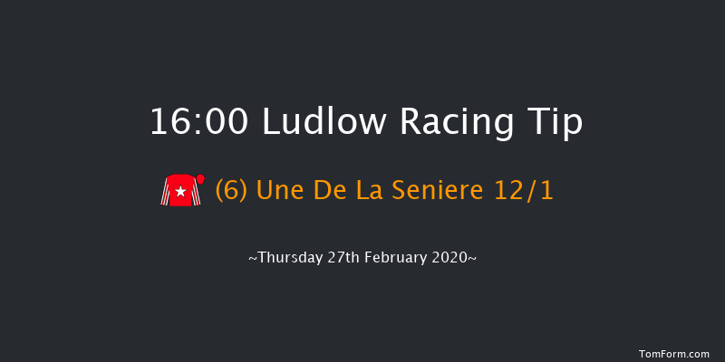 South Shropshire Roofing Mares' Handicap Hurdle Ludlow 16:00 Handicap Hurdle (Class 3) 24f Wed 19th Feb 2020