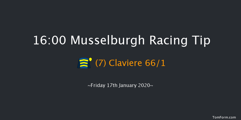 Musselburgh 16:00 NH Flat Race (Class 4) 16f Fri 3rd Jan 2020