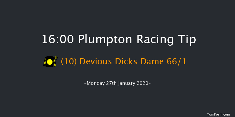Plumpton 16:00 Handicap Hurdle (Class 5) 16f Mon 20th Jan 2020
