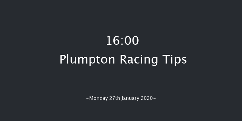 Plumpton 16:00 Handicap Hurdle (Class 5) 16f Mon 20th Jan 2020