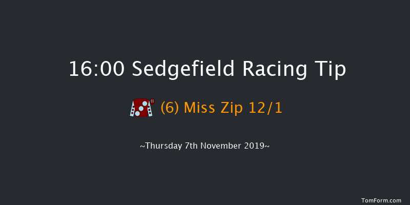 Sedgefield 16:00 Handicap Hurdle (Class 4) 21f Sun 20th Oct 2019