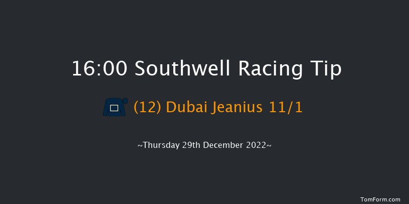Southwell 16:00 Handicap (Class 6) 8f Thu 22nd Dec 2022