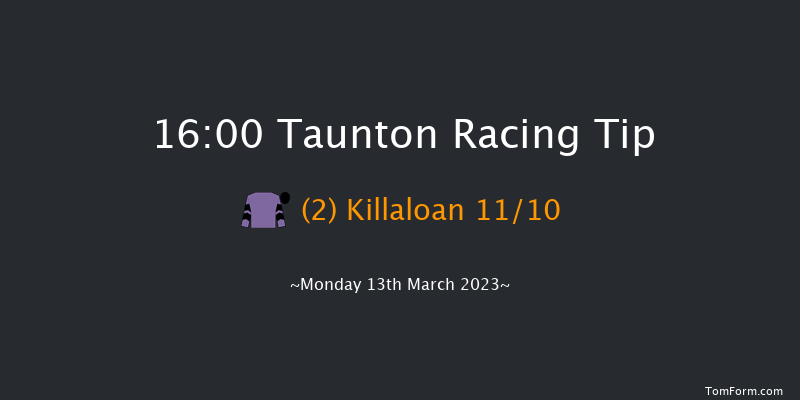 Taunton 16:00 Handicap Hurdle (Class 4) 16f Thu 2nd Mar 2023