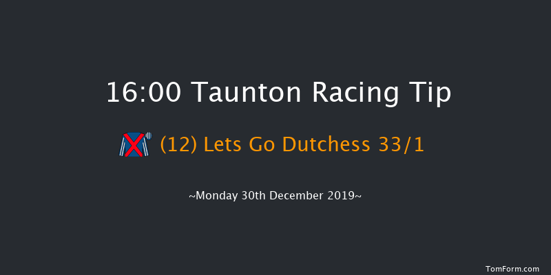 Taunton 16:00 Handicap Hurdle (Class 4) 19f Thu 12th Dec 2019