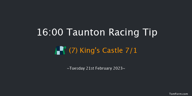Taunton 16:00 Maiden Hurdle (Class 4) 16f Tue 7th Feb 2023