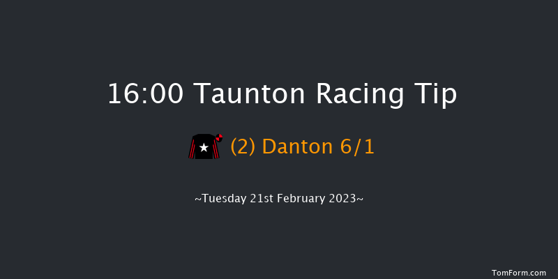 Taunton 16:00 Maiden Hurdle (Class 4) 16f Tue 7th Feb 2023