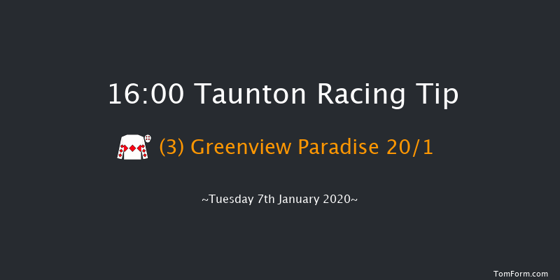 Taunton 16:00 Handicap Hurdle (Class 5) 16f Mon 30th Dec 2019