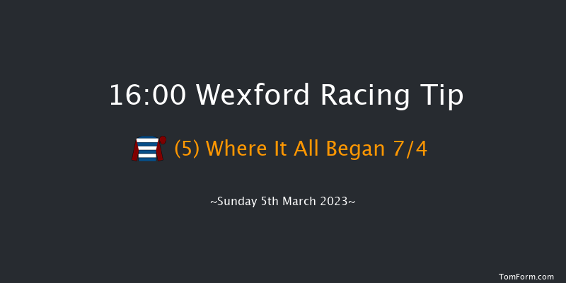 Wexford 16:00 Maiden Chase 26f Mon 31st Oct 2022