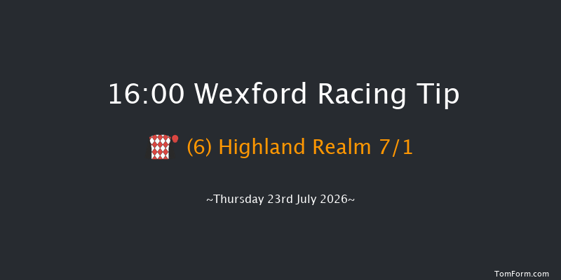 Wexford 16-00 16f Wed 22nd Jul 2026