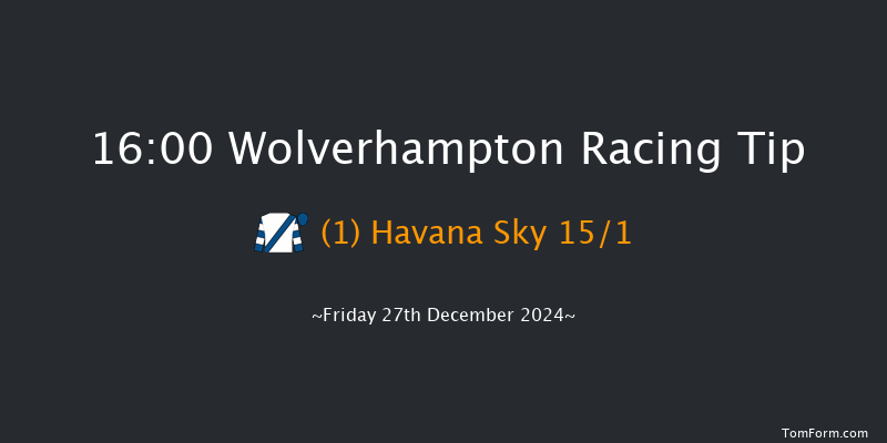 Wolverhampton  16:00 Handicap (Class 6) 6f Thu 26th Dec 2024