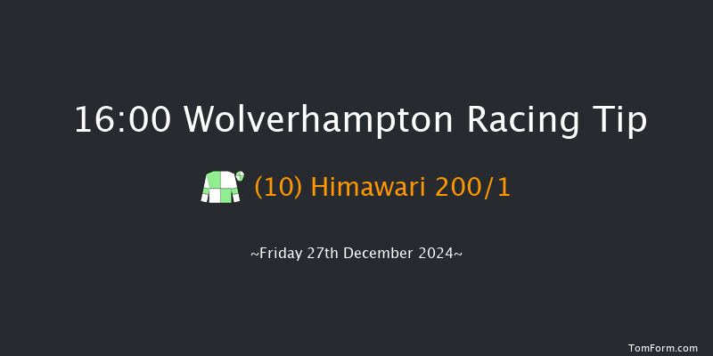Wolverhampton  16:00 Handicap (Class 6) 6f Thu 26th Dec 2024