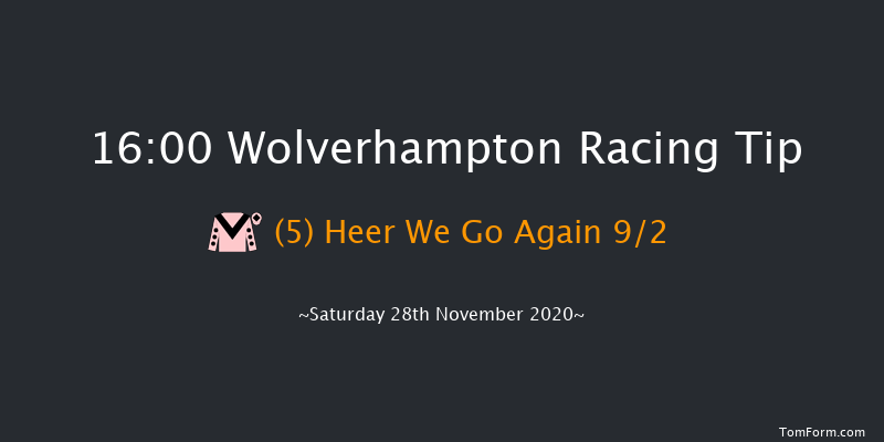 Heed Your Hunch At Betway Handicap Wolverhampton 16:00 Handicap (Class 4) 5f Tue 24th Nov 2020