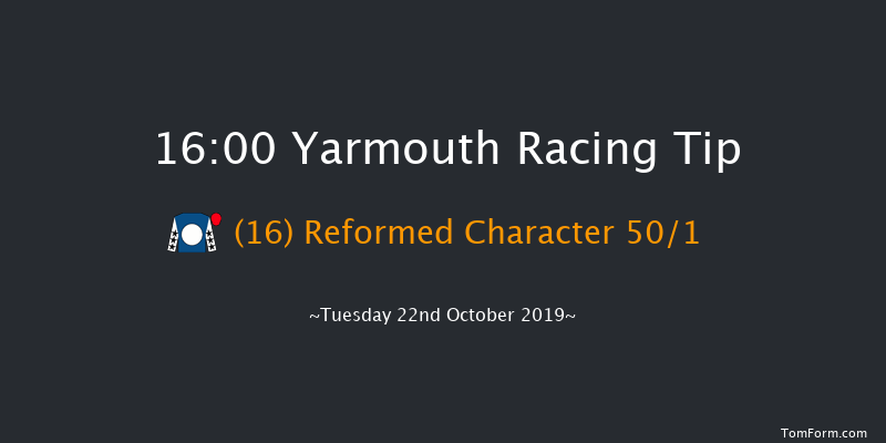 Yarmouth 16:00 Handicap (Class 6) 10f Mon 14th Oct 2019