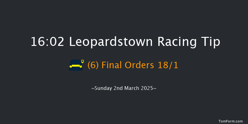 Leopardstown  16:02 Handicap Chase 22f Sun 2nd Feb 2025