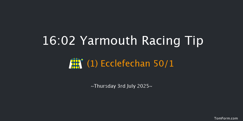 Yarmouth 16-02 (Class 4) 6f Fri 27th Jun 2025