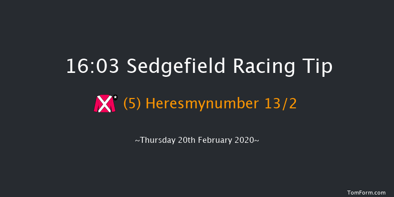 carpetgallop.co.uk Handicap Hurdle Sedgefield 16:03 Handicap Hurdle (Class 5) 27f Tue 4th Feb 2020