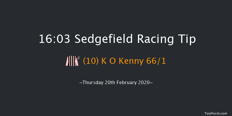 carpetgallop.co.uk Handicap Hurdle Sedgefield 16:03 Handicap Hurdle (Class 5) 27f Tue 4th Feb 2020