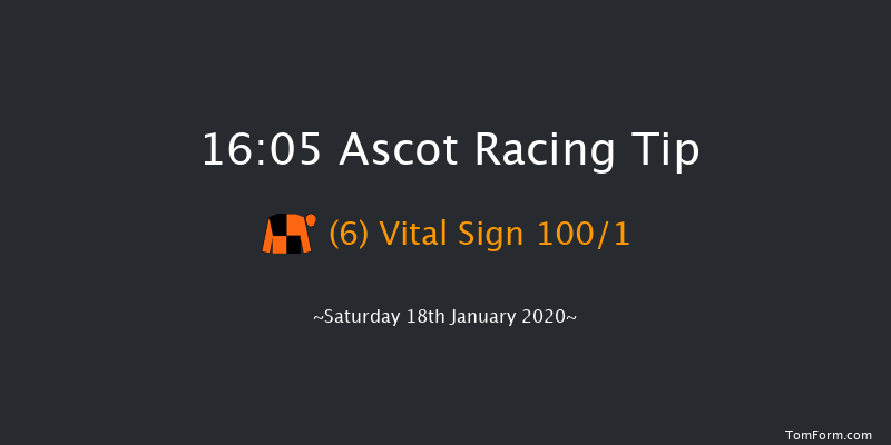 Ascot 16:05 Maiden Hurdle (Class 3) 22f Sat 21st Dec 2019