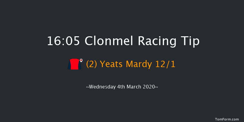 Kilmolash (Q.R.) Handicap Hurdle (80-95) Clonmel 16:05 Handicap Hurdle 19f Thu 27th Feb 2020