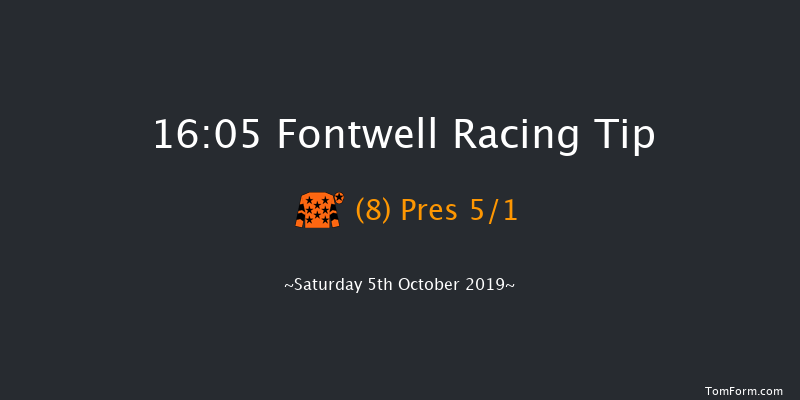 Fontwell 16:05 Maiden Hurdle (Class 4) 19f Fri 4th Oct 2019