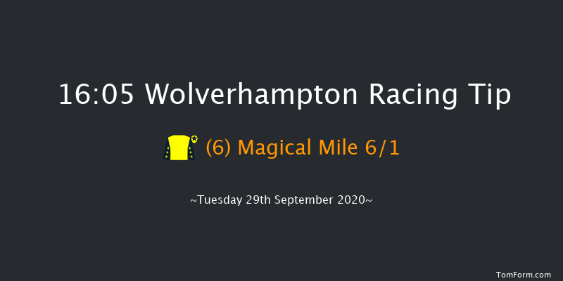 Visit attheraces.com Novice Stakes (Div 1) Wolverhampton 16:05 Stakes (Class 5) 6f Mon 21st Sep 2020