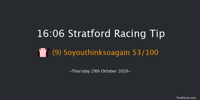Stratford Racecourse Handicap Hurdle Stratford 16:06 Handicap Hurdle (Class 5) 19f Sat 17th Oct 2020