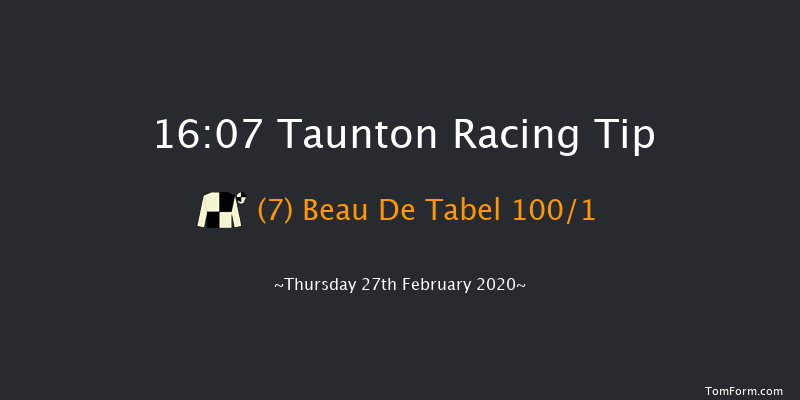 Taunton Racecourse 'Grassroots' Open Hunters' Chase Taunton 16:07 Hunter Chase (Class 6) 16f Sun 2nd Feb 2020